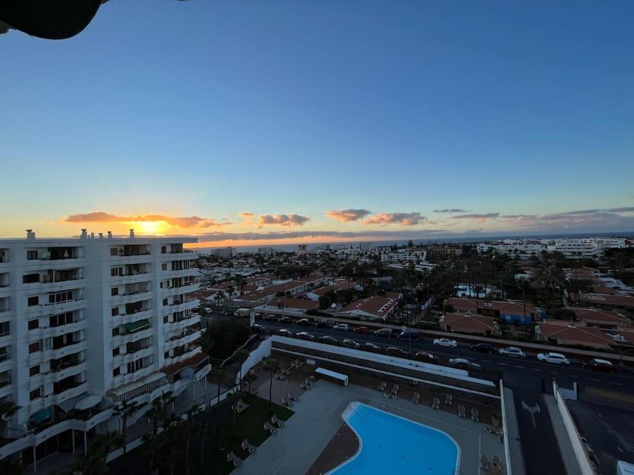 פלאייה דל אינגלז Traumhafte Wohnung Mit Panoramablick Und Pool מראה חיצוני תמונה